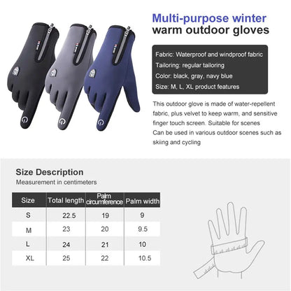 Winter Warm Ski Gloves