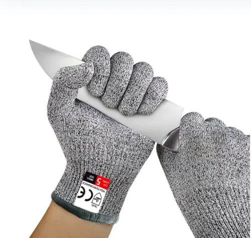 Dowellife Cut Resistant Gloves Food Grade Level 5 Protection, Safety Kitchen Cut Gloves for Chef Oyster Shucking Mandolin Knife Butcher Meat Cutting